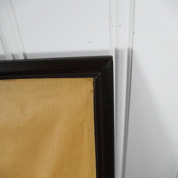 Vintage Needle Point of Johannes Vermeer "Milkmaid" Painting Framed Textile Art - Picture 10 of 15